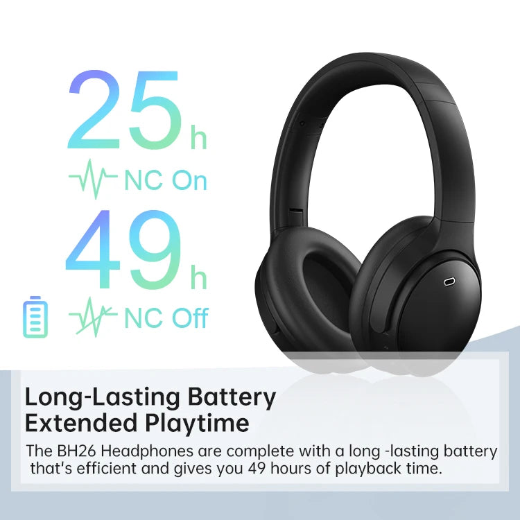 BH26 Bluetooth Noise-Cancelling Headphones